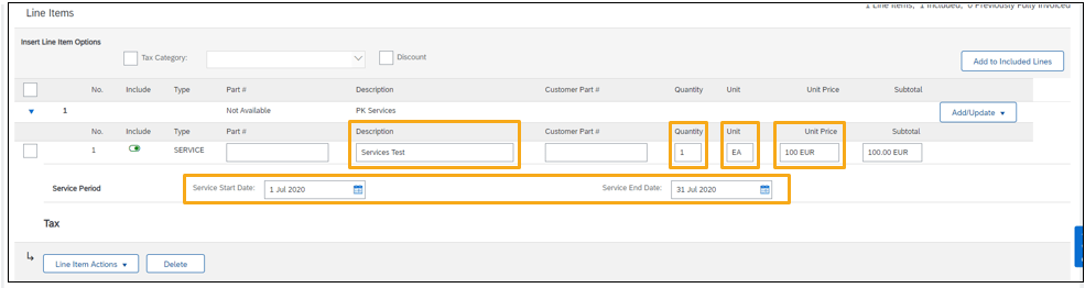 Contracts in menu navigation