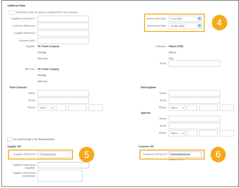 Invoice header detail part2