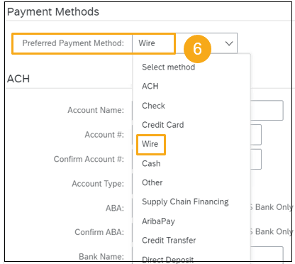 Payment methods