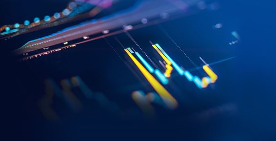 Chart displays volatility